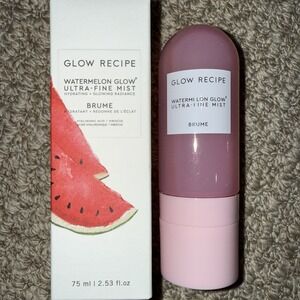 Glow Recipe Watermelon Glow Ultra fine Mist 75 ml/2.53 fl oz NIB Hydrating Glow
